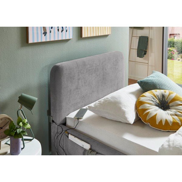 Sivá detská posteľ bez roštu 90x200 cm Cosy – Meise Möbel-image-2