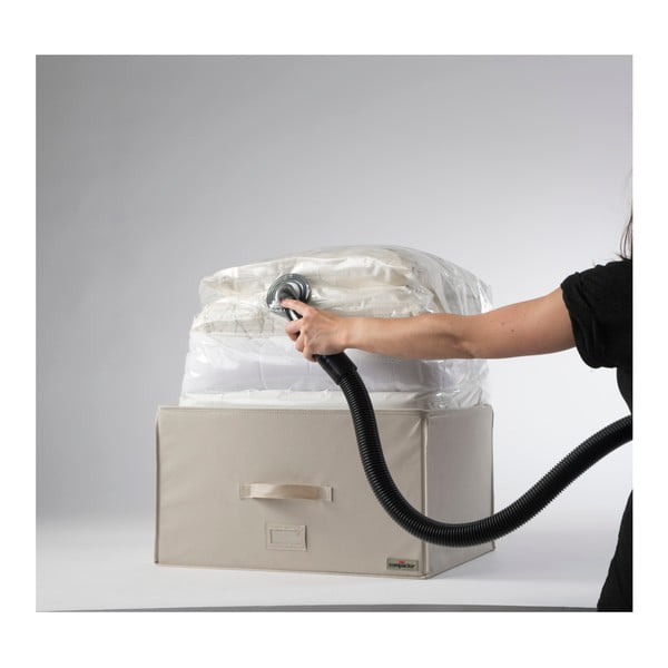 Svetlobéžový vákuový box Compactor, dĺžka 55 cm-image-2