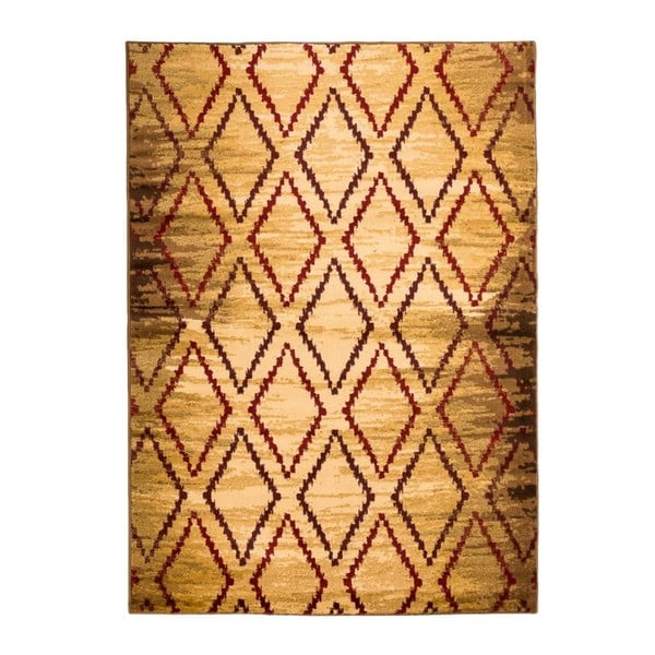 Hnedý vysokoodolný koberec Floorita Inspiration Tarr, 165 × 235 cm