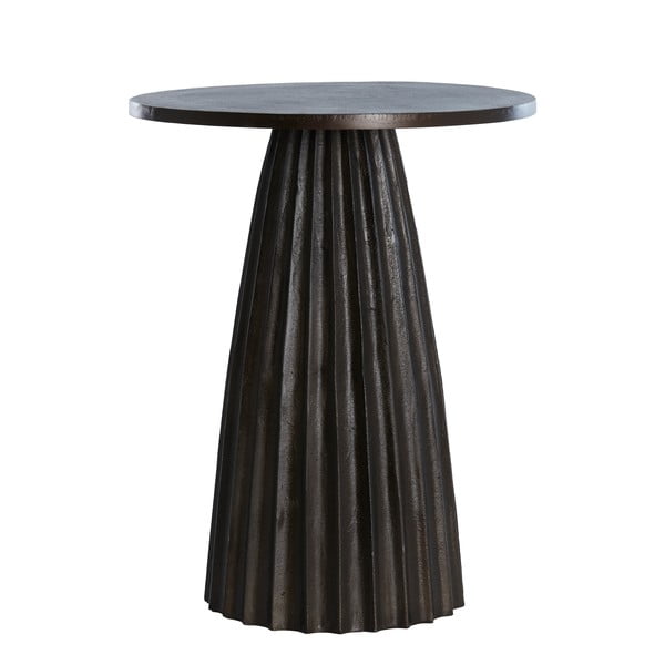 Kovový okrúhly odkladací stolík ø 40 cm Veglia – Light & Living