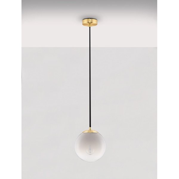 Biele/v zlatej farbe sklenené závesné svietidlo ø 20 cm Vita – Nova Luce-image-4
