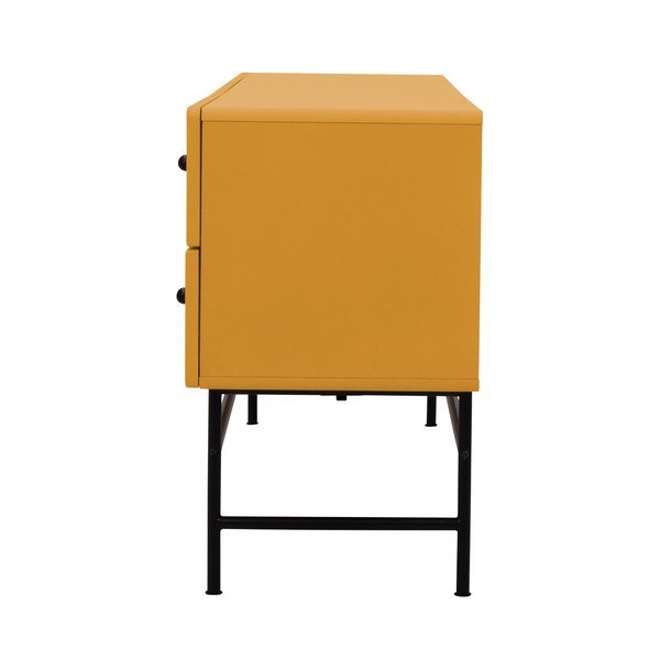 Žltá nízka komoda 68.5x68.5 cm Cocktail - Tenzo-image-3