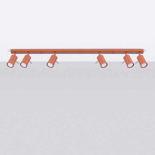 Bodové svietidlo v tehlovej farbe 6x117 cm Etna – Sollux-image-4