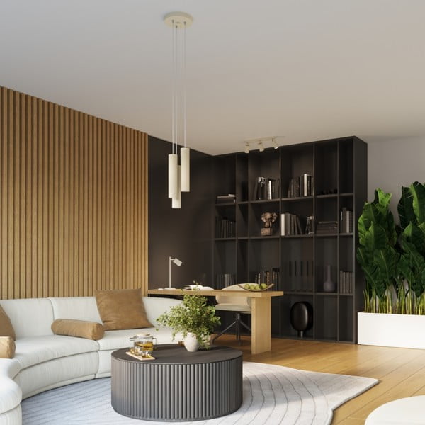 Krémovobiele bodové svietidlo 6,5x45 cm Gleam – Sollux-image-4