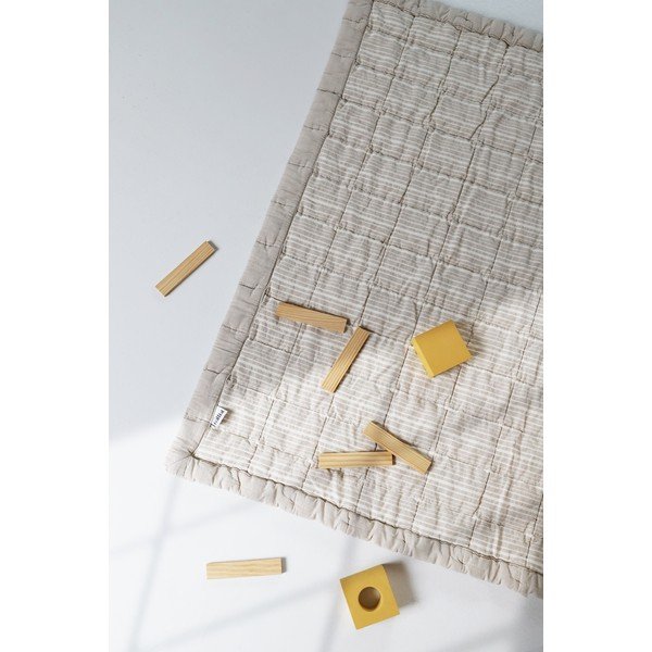 Krémovobiela detská hracia podložka Anna - Nattiot-image-2