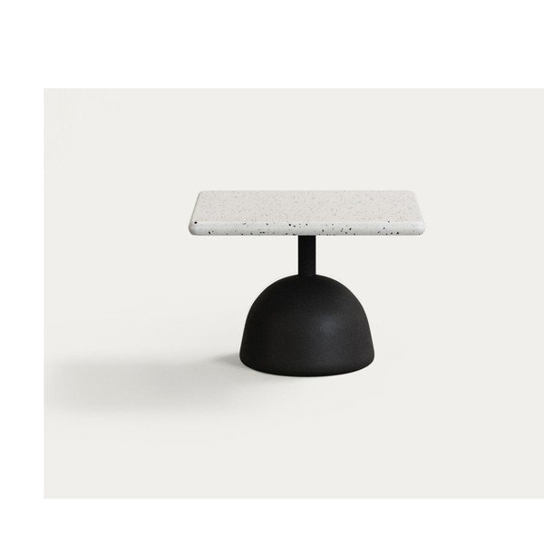 Záhradný konferenčný stolík s terrazzo doskou 48x48 cm Saura – Kave Home
