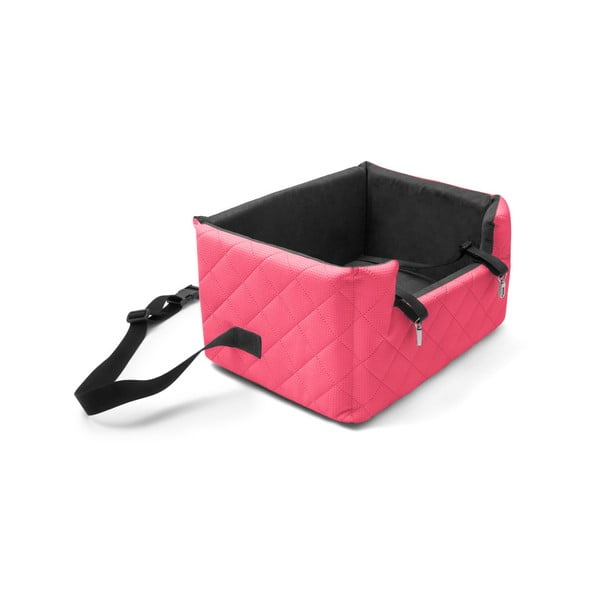 Červená prepravná taška pre psa do auta Marendog Travel, 40 × 47 × 25 cm