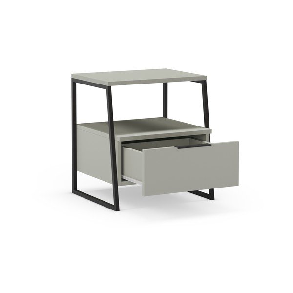 Zeleno-sivý nočný stolík Velia – Marckeric-image-2