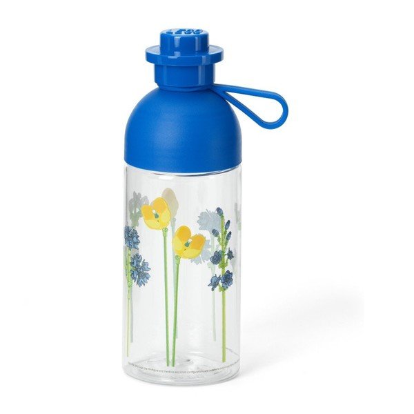 Modrá detská fľaša 500 ml Meadow Flowers – LEGO®