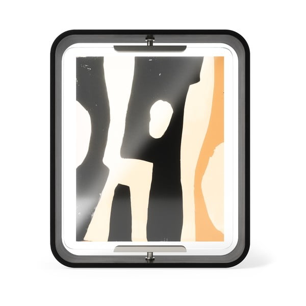 Čierny drevený stojací rámček 26x31,5 cm Bellwood – Umbra-image-2