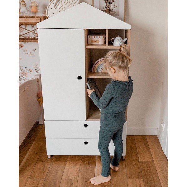 Biela detská skriňa Bellamy Amsterdam West-image-4