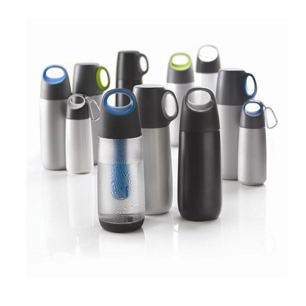 Zelená termoska s hrnčekom XD Design Bopp, 600 ml-image-4