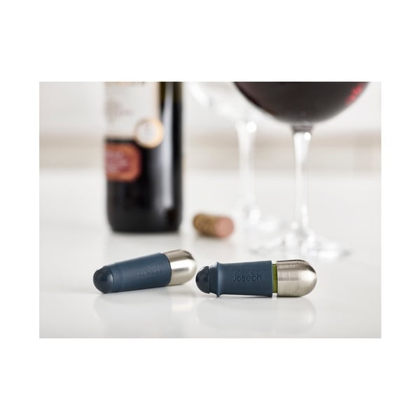 Zátka na víno z nehrdzavejúcej ocele BarWise – Joseph Joseph-image-2