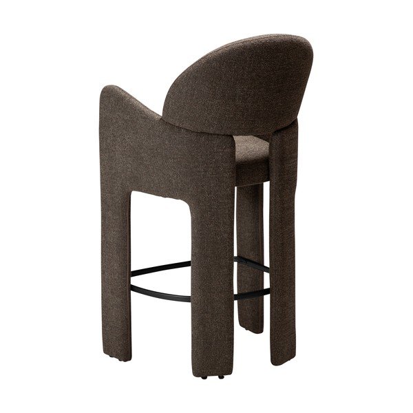 Hnedá barová stolička (výška sedadla 68,5 cm) Aole – DAN-FORM Denmark-image-3