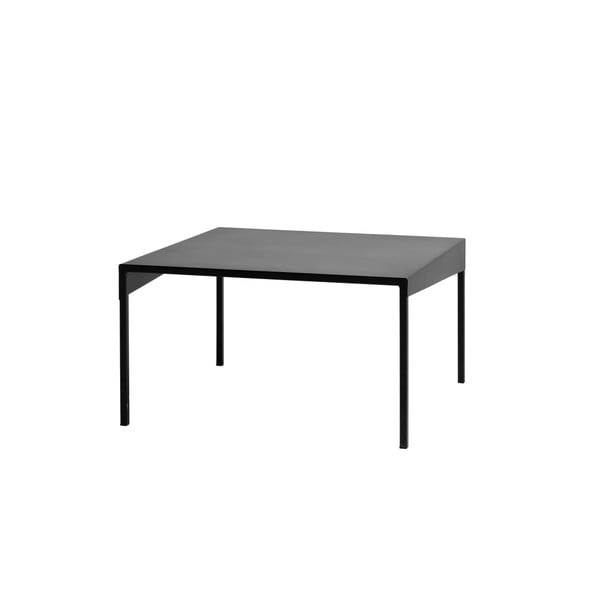 Čierny konferenčný stolík Custom Form Obroos, 80 × 80 cm