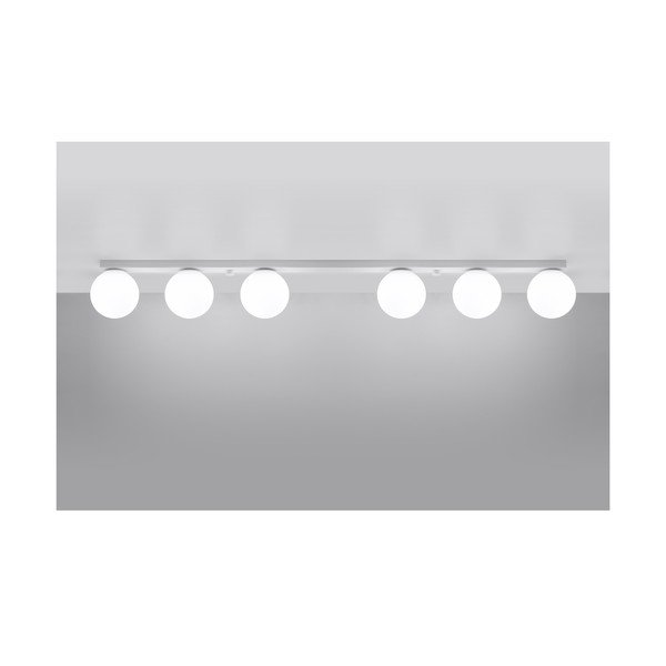 Biele stropné svietidlo so skleneným tienidlom ø 12 cm Umerta – Sollux-image-2