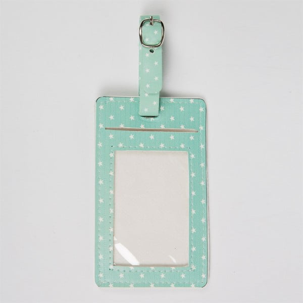 Modrá visačka na kufor Sass & Belle Flamingo-image-1