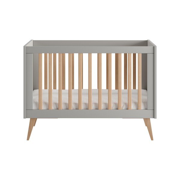 Sivá postieľka 60x120 cm Swing – Pinio-image-4