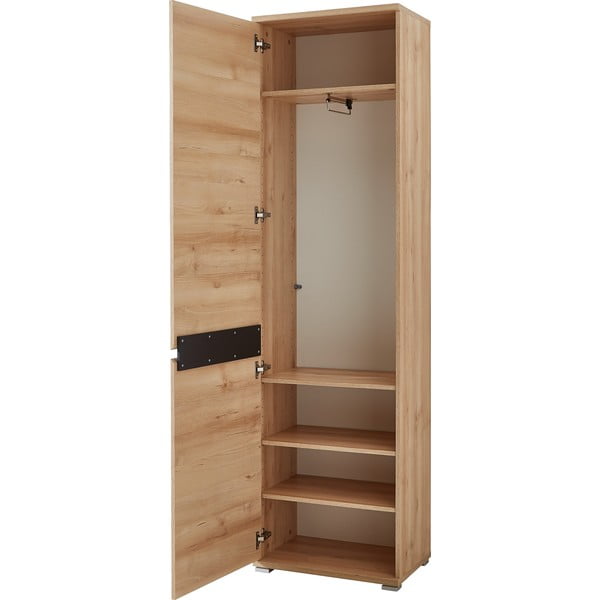 Šatníková skriňa v dekore buka 54x200 cm Lissabon - Germania-image-1