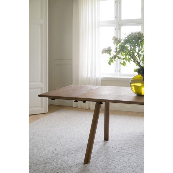Prídavná doska k jedálenskému stolu z dubového dreva 95x45 cm Clapperton – Rowico-image-1