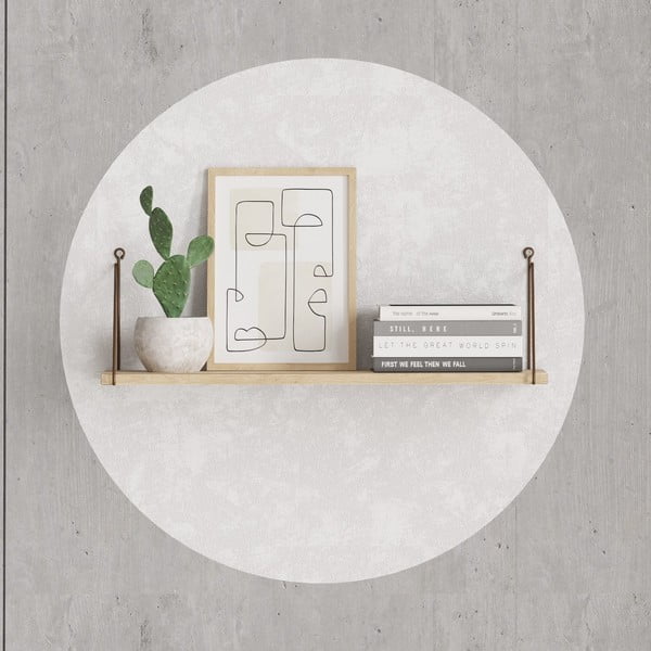 Polica v dekore duba v prírodnej farbe 72 cm Armoni – Kalune Design-image-2