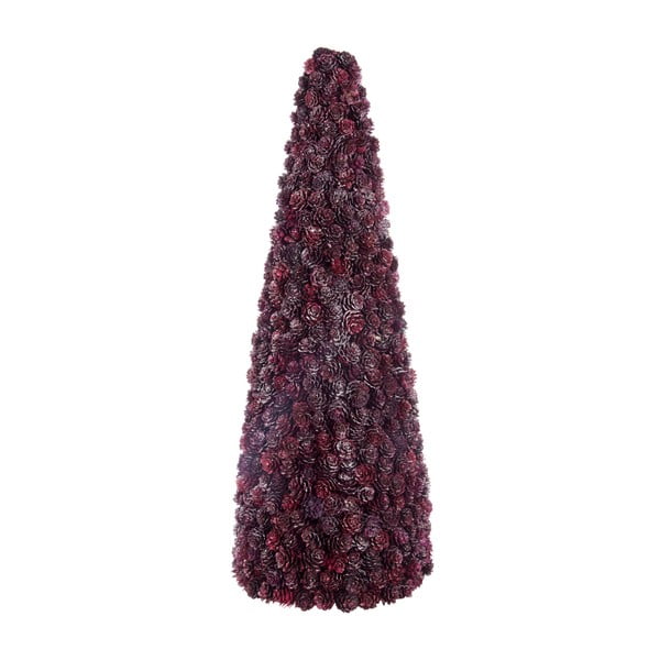 Dekorácia z fialových šišiek Cone, výška 70 cm