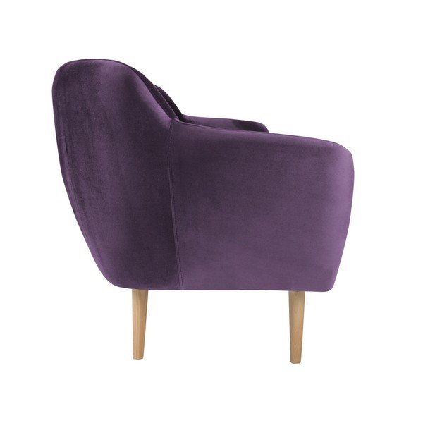 Fialová trojmiestna pohovka Mazzini Sofas Benito-image-3