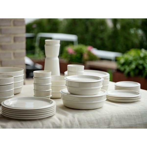 Krémovobiela porcelánová polievková miska 900 ml Eau – Zone-image-4