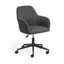 Tmavosivá kancelárska stolička Kave Home Madina