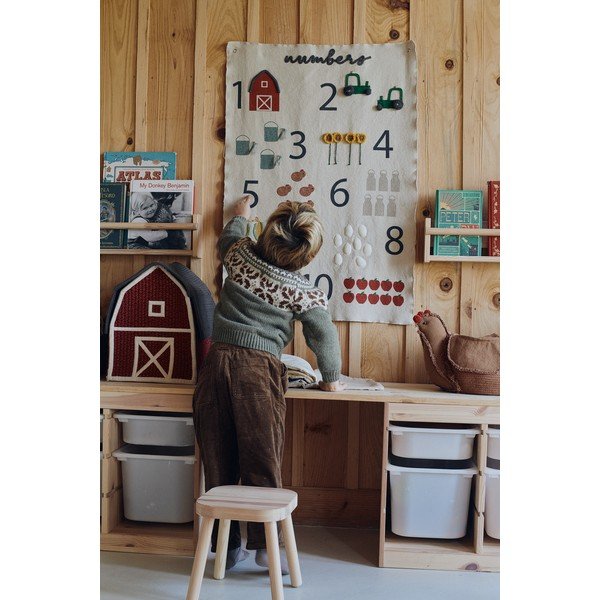 Detská nástenná dekorácia Farm Numbers – Lorena Canals-image-1