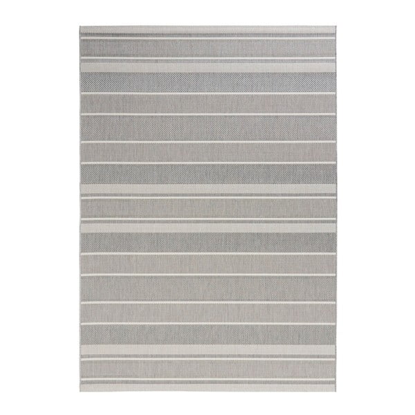 Sivý vonkajší koberec NORTHRUGS Strap, 120 x 170 cm