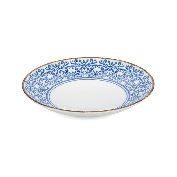 Biela/modrá porcelánová misa ø 25,5 cm Azul – BonBistro