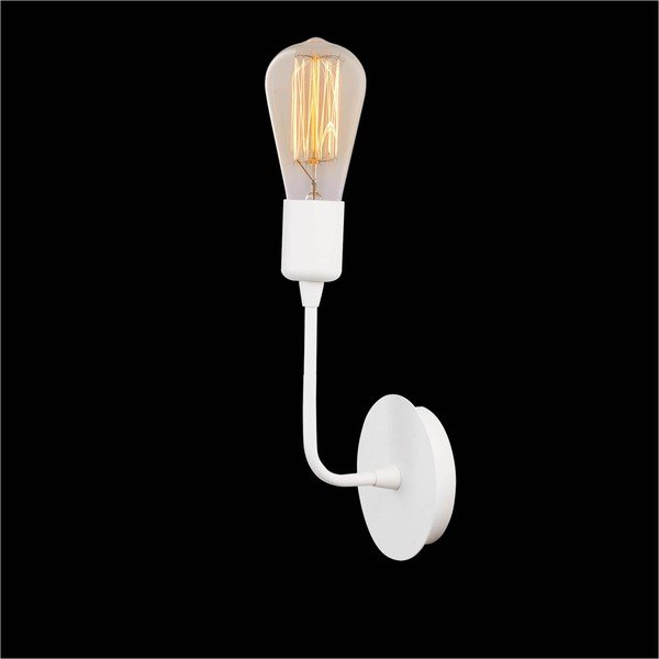 Biela nástenná lampa Simple Drop-image-1