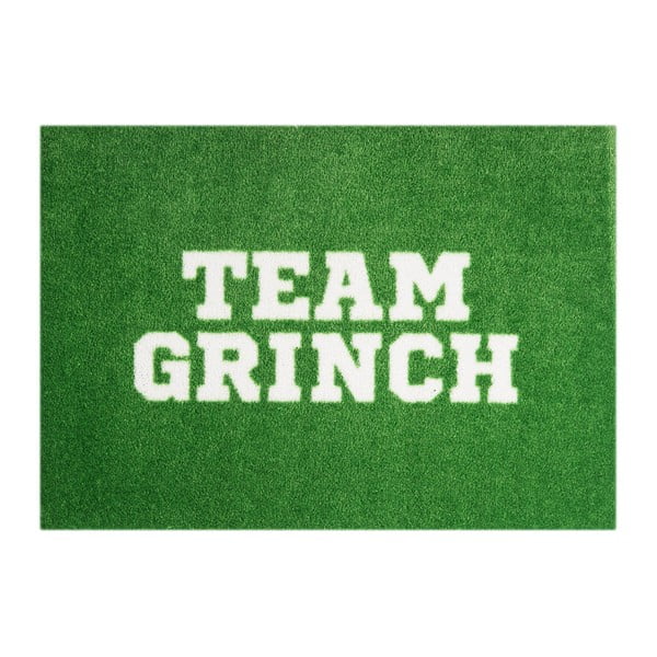 Zelená rohožka Mint Rugs StateMat Team Grinch, 50 × 75 cm
