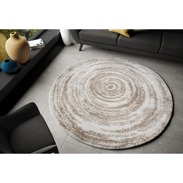 Béžový koberec Mint Rugs Essential Rian, ø 160 cm-image-1