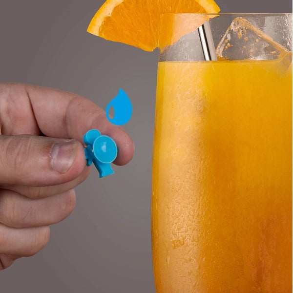 Silikónové rozlišovače na poháre v súprave Paty people – VacuVin-image-2