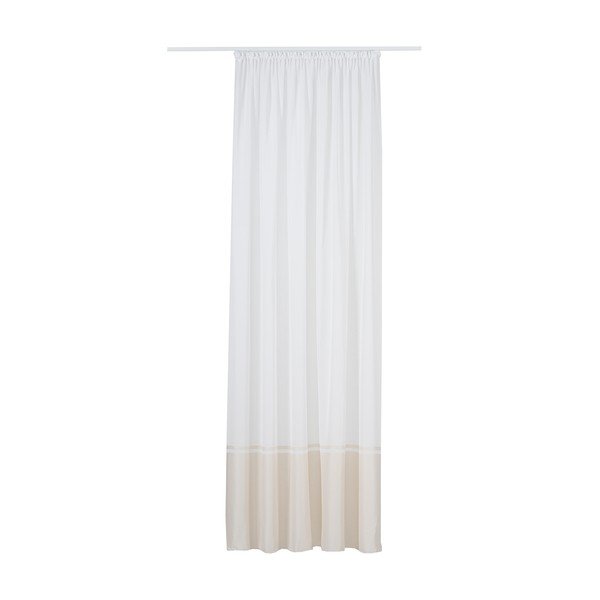 Béžovo-biela záclona 300x260 cm Sanova – Mendola Fabrics-image-2