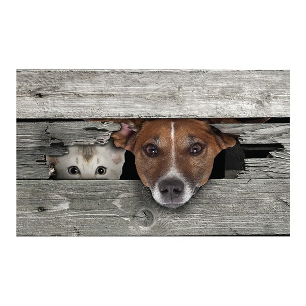 Podložka pod rohožku Esschert Design Dog & Cat, 45,5 × 76 cm