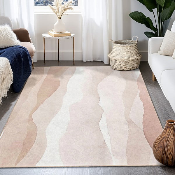 Krémový prateľný behúň 60x230 cm Komodo Beach – Mila Home-image-4