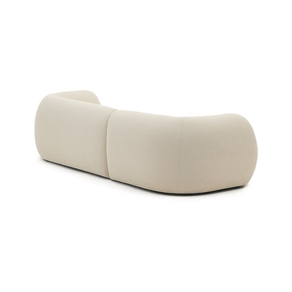 Krémová ženilková rohová pohovka (pravý roh/s leňoškou) Martina – Kave Home-image-4