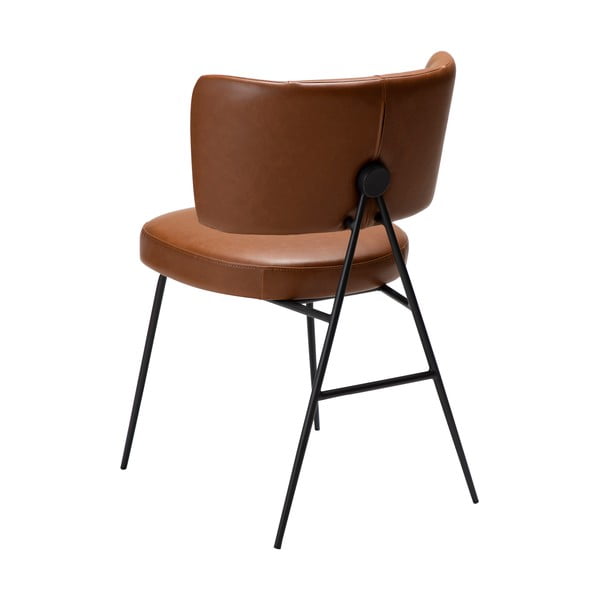 Koňakovohnedá jedálenská stolička Roost – DAN-FORM Denmark-image-3