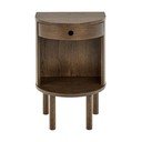 Nočný stolík v dekore duba v tmavoprírodnej farbe Paron – Actona