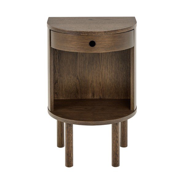 Nočný stolík v dekore duba v tmavoprírodnej farbe Paron – Actona