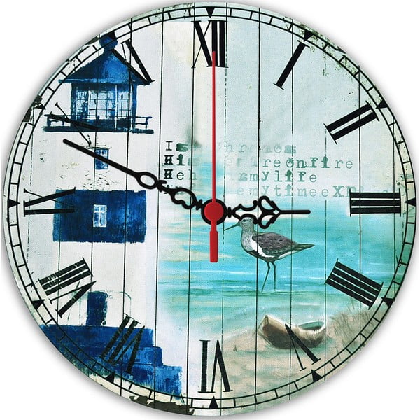 Nástenné hodiny Seaside, 30 cm