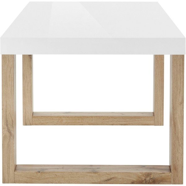 Biely jedálenský stôl 90x160 cm Solid – Støraa-image-4