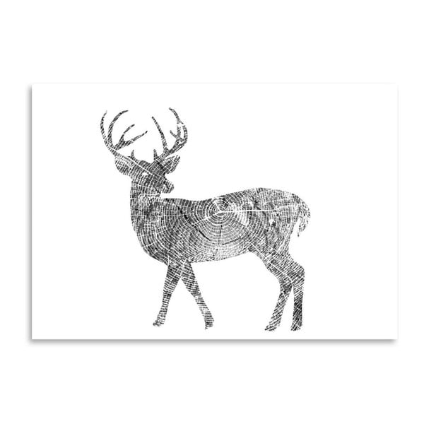 Plagát Americanflat Deer, 30 x 42 cm