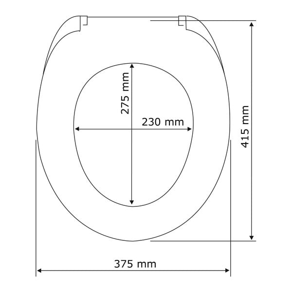 Záchodová doska s automatickým zatváraním 37,5 x 41,5 cm Guilty Dog – Wenko-image-4