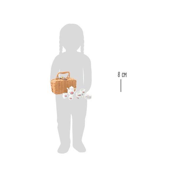 14-dielny detský porcelánový set s kufríkom Legler Coffee-image-2