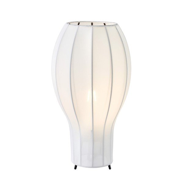 Biela látková stolová lampa (výška  36,5 cm) Globo – Markslöjd