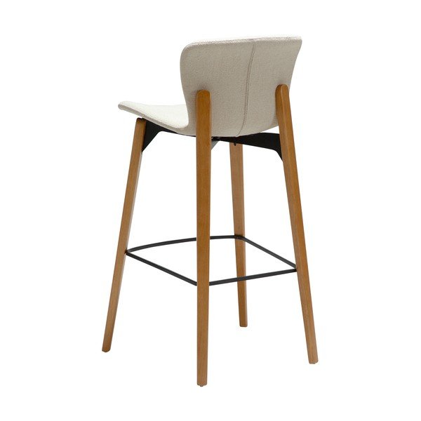 Krémovobiela barová stolička (výška sedadla 77,5 cm) Paragon – DAN-FORM Denmark-image-3